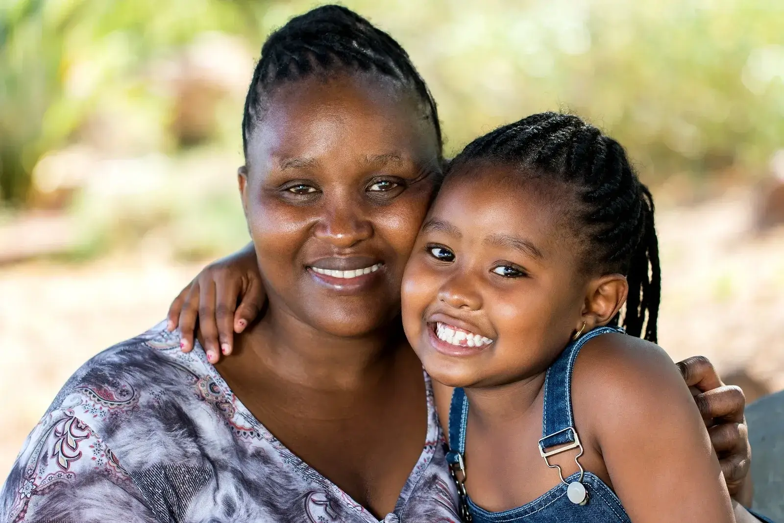 African Mother with her child